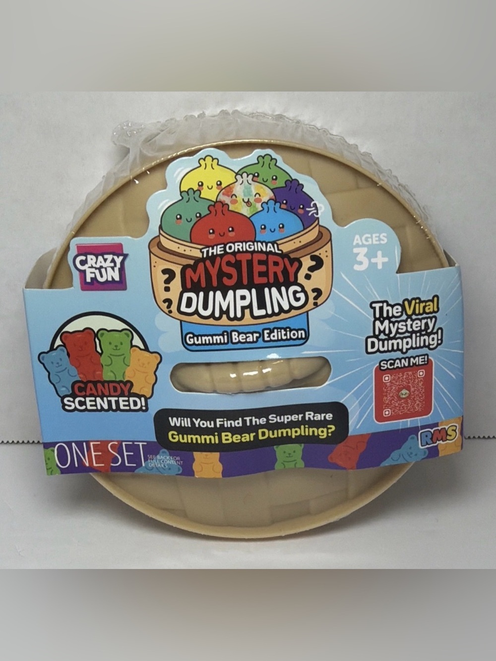 Crazy Fun Original Mystery Dumpling Gummi Bear Edition Scented 1ct NEW Sealed